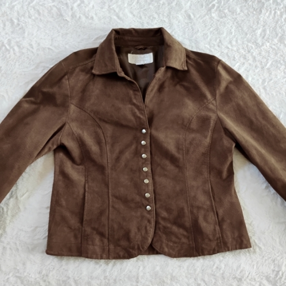 Brown Suede Women's Jacket